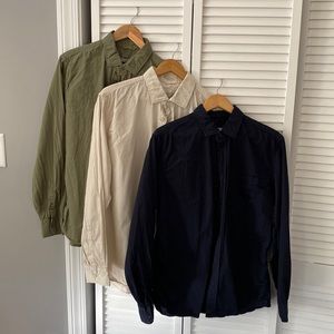 Mango Mens medium button down shirts